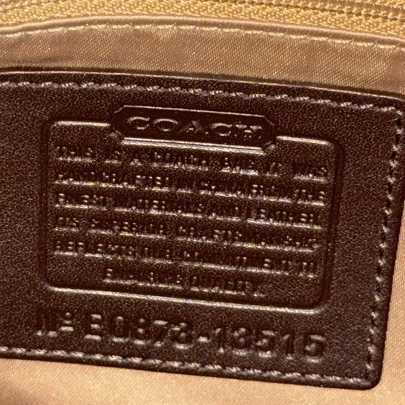 COACH Zoe Patchwork Brown Leather Hobo Shoulder Bag Handbag Purse Y2K